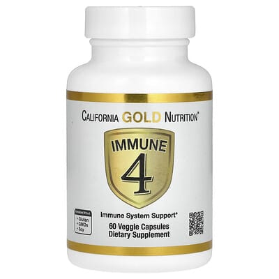 California Gold Nutrition, Immune 4