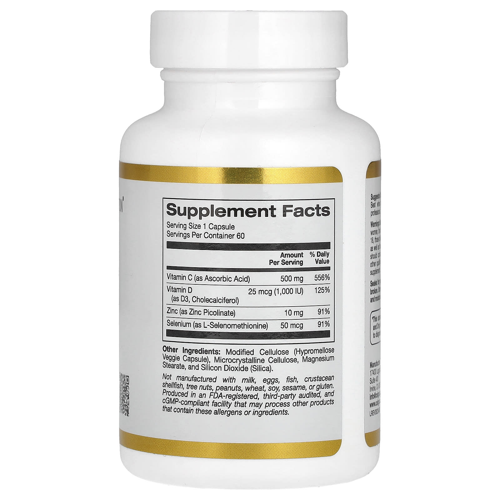 California Gold Nutrition, Immune 4