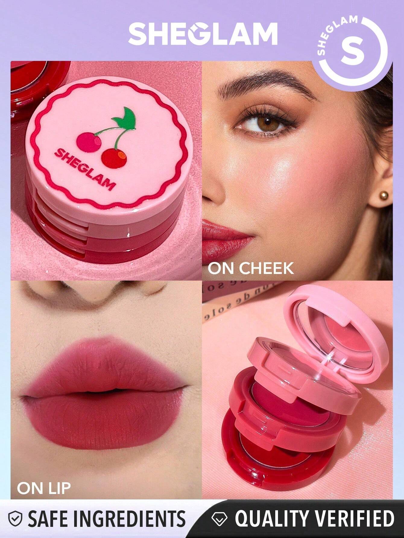 SHEGLAM Crème Joues & Lèvres - Very Cherry Blush