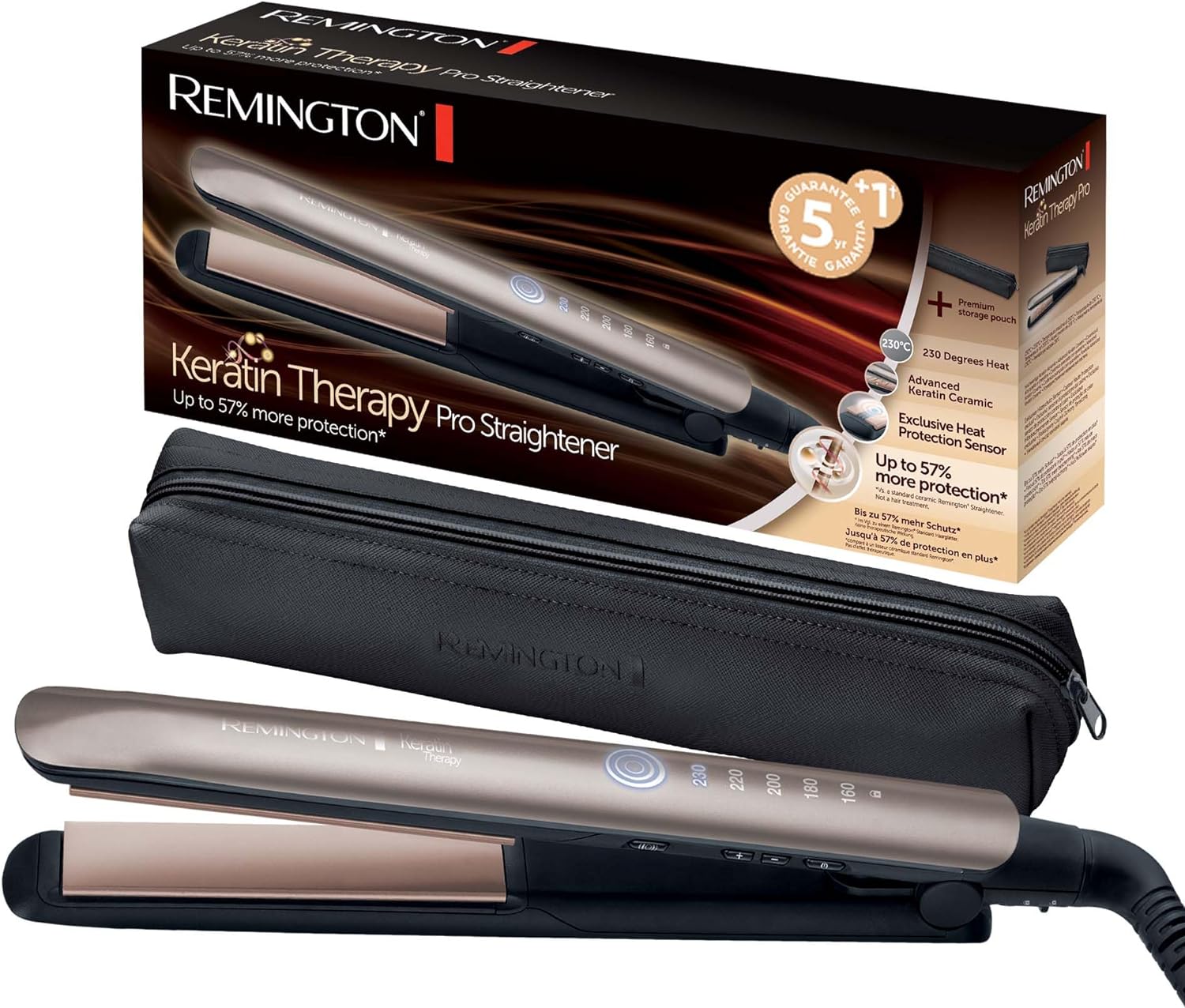 Remington Lisseur Cheveux Keratin Therapy