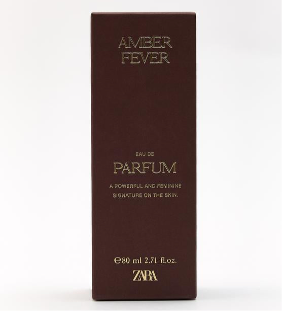 AMBER FEVER 80 ML ZARA