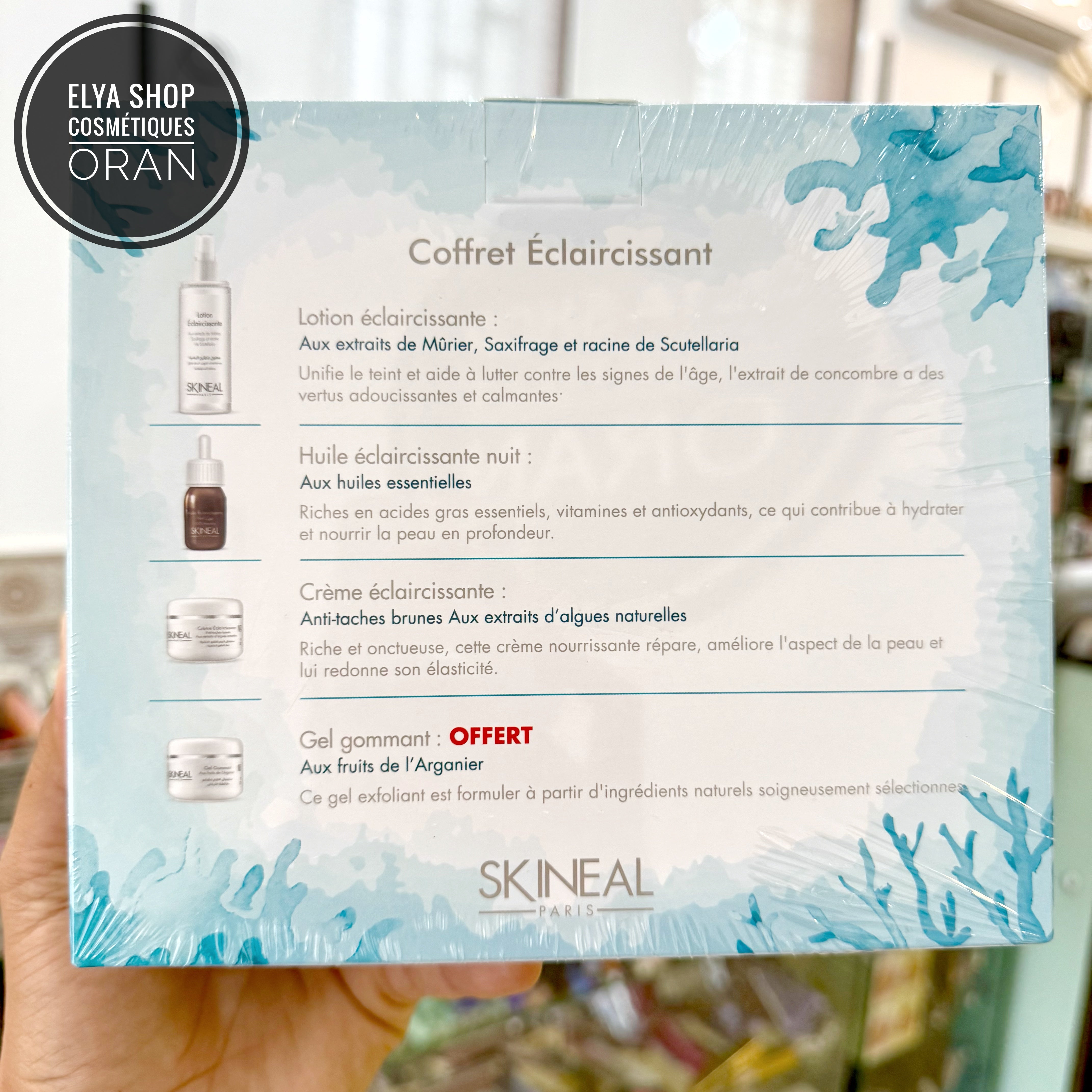 SKINEAL Paris coffret éclaircissant Éclat naturel