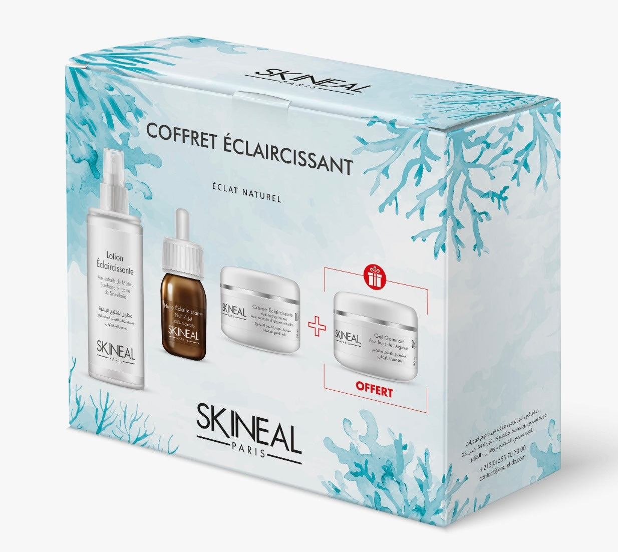 SKINEAL Paris coffret éclaircissant Éclat naturel