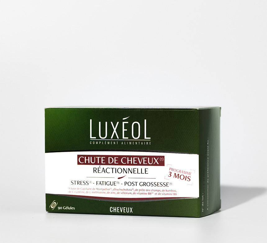 LUXÉOL - Chute de Cheveux Réactionnelle (3 Mois)