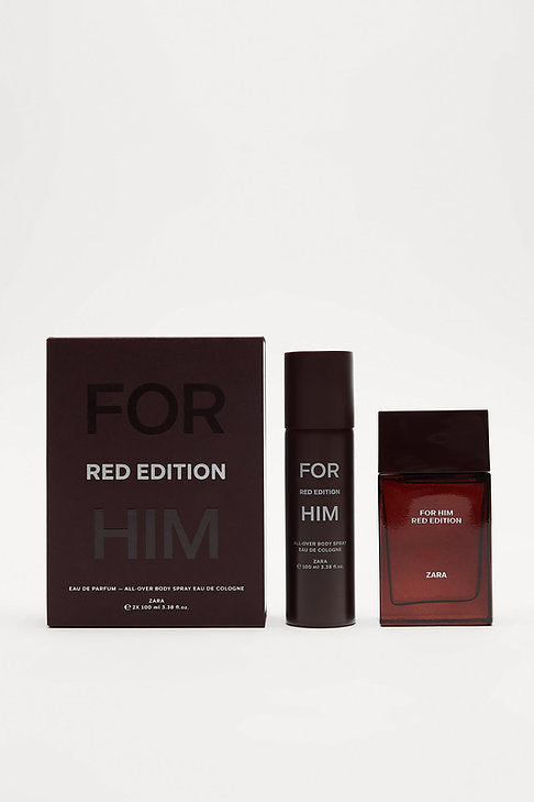 ZARA - For Him Red Edition Eau de Parfum 100ml + Eau de Cologne 100ml