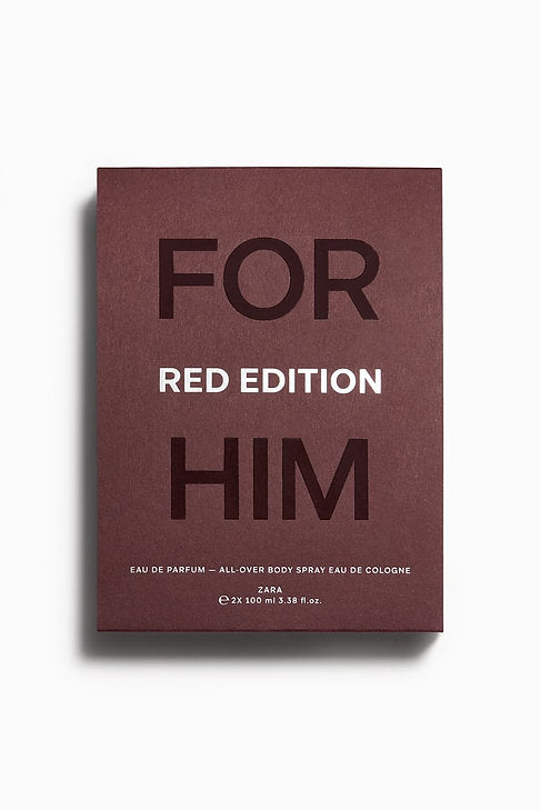 ZARA - For Him Red Edition Eau de Parfum 100ml + Eau de Cologne 100ml