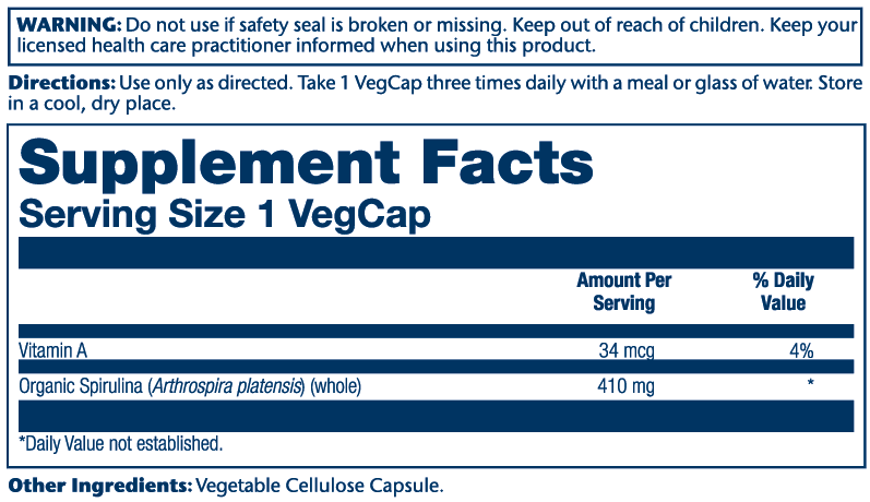 Algues Spiruline 410mg