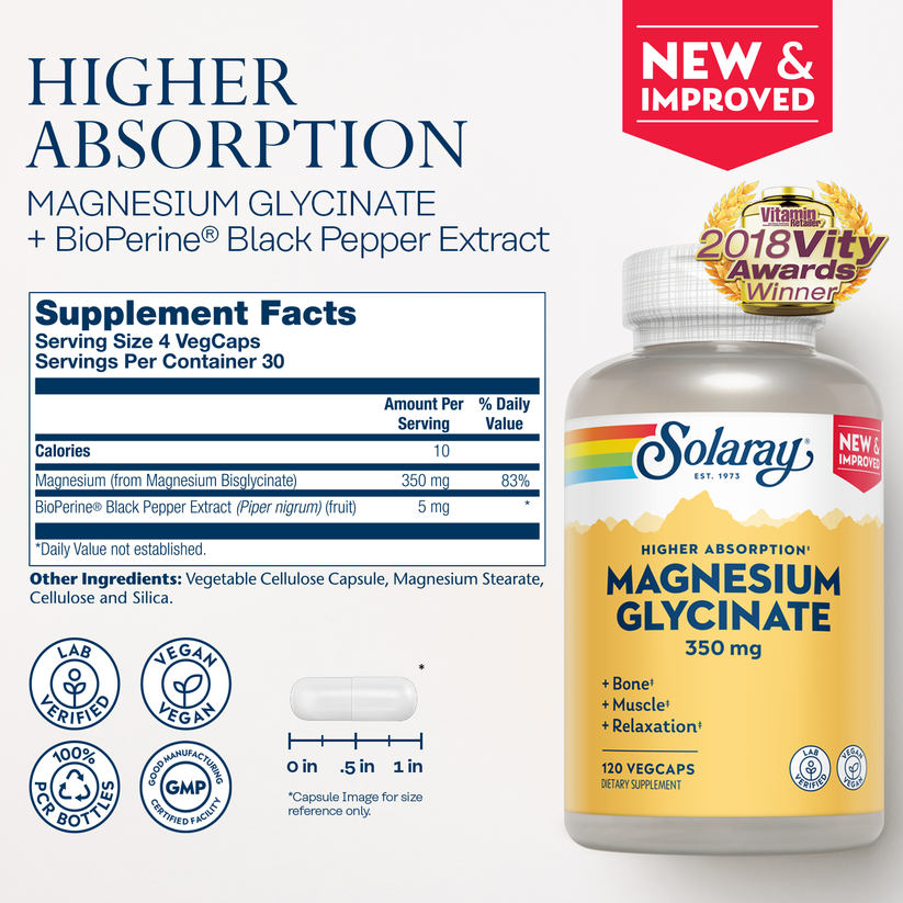 Magnésium Glycinate 350mg